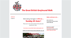 Desktop Screenshot of greatbritishgreyhoundwalk.btik.com
