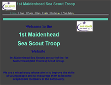 Tablet Screenshot of 1stmaidenheadseascouttroop.btik.com