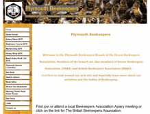 Tablet Screenshot of plymouthbeekeepers.btik.com