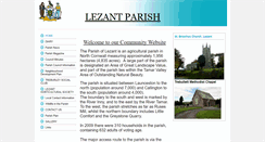 Desktop Screenshot of lezantparish.btik.com