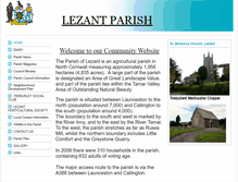 Tablet Screenshot of lezantparish.btik.com