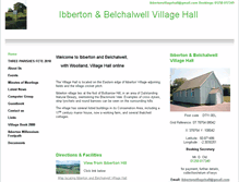 Tablet Screenshot of ibbertonvillagehall.btik.com