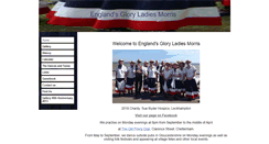Desktop Screenshot of englandsgloryladiesmorris.btik.com