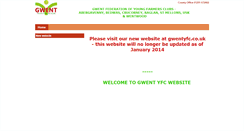 Desktop Screenshot of gwent-yfc.btik.com