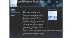 Desktop Screenshot of lesbifriendsne.btik.com