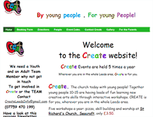 Tablet Screenshot of createleeds.btik.com