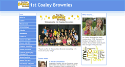 Desktop Screenshot of 1stcoaleybrownies.btik.com