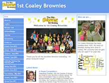 Tablet Screenshot of 1stcoaleybrownies.btik.com