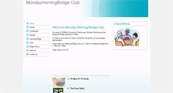 Desktop Screenshot of mondaymorningbridgeclub.btik.com
