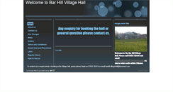 Desktop Screenshot of barhillvillagehall.btik.com