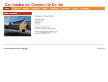 Tablet Screenshot of cambusbarroncommunitycentre.btik.com