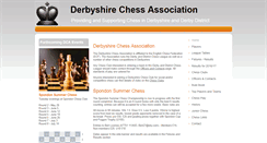 Desktop Screenshot of derbyshirechess.btik.com