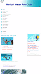 Mobile Screenshot of matlockwaterpoloclub.btik.com