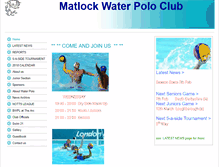 Tablet Screenshot of matlockwaterpoloclub.btik.com