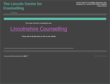 Tablet Screenshot of lincolncentreforcounselling.btik.com
