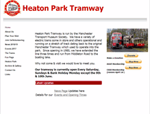 Tablet Screenshot of heatonparktramway.btik.com