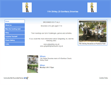 Tablet Screenshot of 11thshirleybrownies.btik.com