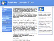 Tablet Screenshot of beestonforum.btik.com