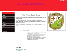 Tablet Screenshot of firsttyronescouts.btik.com