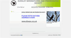 Desktop Screenshot of dursleybirdwatchers.btik.com