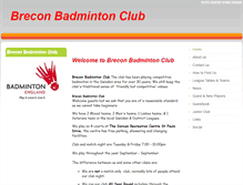 Tablet Screenshot of breconbadmintonclub.btik.com