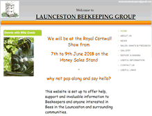 Tablet Screenshot of launcestonbeekeepers.btik.com