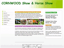 Tablet Screenshot of cornwoodshow.btik.com